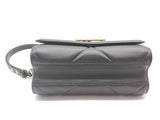 Louis Vuitton Quilted Lambskin Twist Mm Bag In Black Gm0226opzxmia