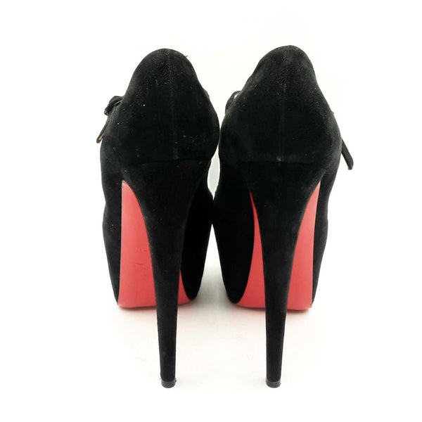 Christian Louboutin Daffodile Suede Platform Pumps Hs0324exsa