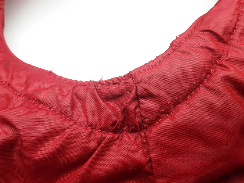 Dolce & Gabbana Red Quilted Puffy Hooded Vest Size Italian 52 Do0925lorde