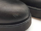 Ugg Classic Berge Black Leather Boots Size 8 Eb1025pxde
