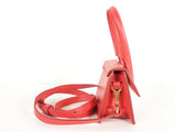 Jacquemus Le Chiquito Red Leather Micro Handbag Sd0626lcrde