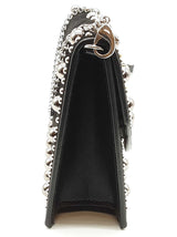 Christian Louboutin Loubi54 Embellished Black Suede Crossbody Bag Do0825pzxde