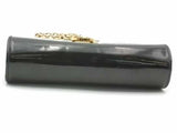 Salvatore Ferragamo Gancini Flap Clutch Black Aa0826orzsa