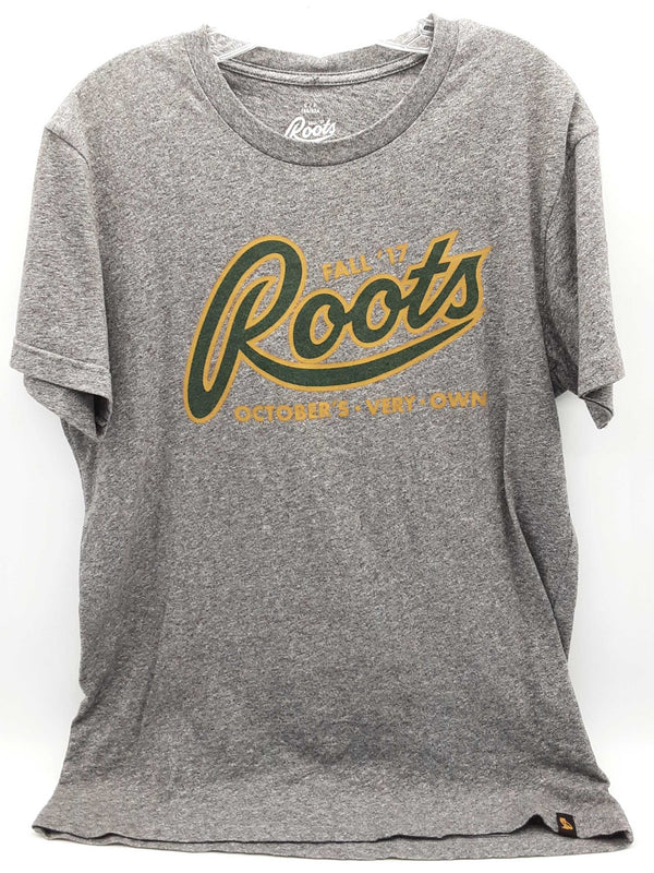 October's Very Own Ovo X Roots Heather Gray T-shirt Size S Docrde 144010000970