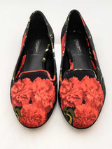 Dolce & Gabbana Floral Print Ballet Flats Size 39 Eb0924exsa