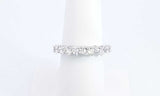 14k White Gold 3.2ctw Lab Grown Diamond Eternity Band Size 6.75 Eb0224ccrdu