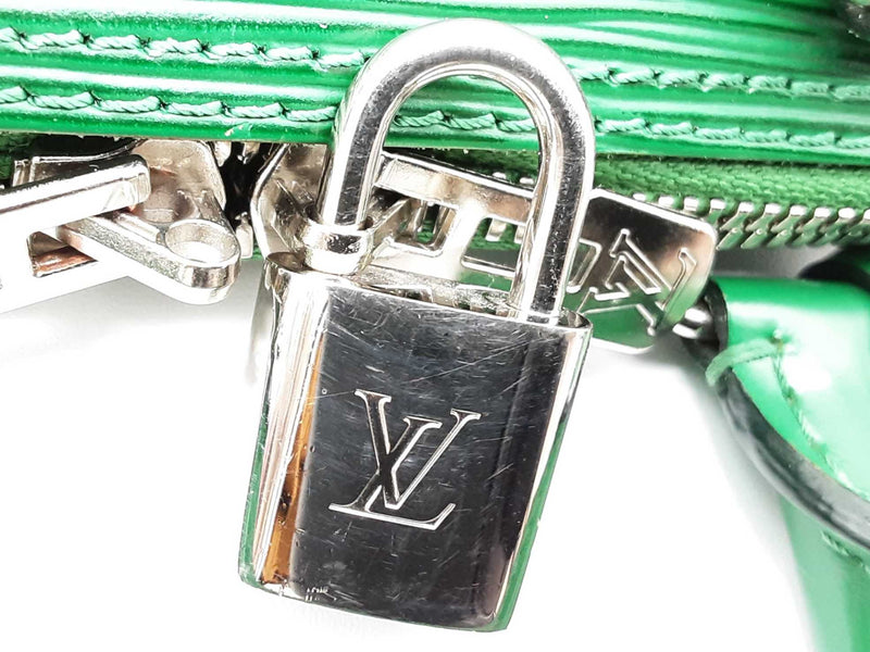 Louis Vuitton Epi Green Leather Alma Pm Handbag Sd1025wrzde