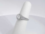 1.02 Cttw Diamond 18k White Gold 3.9 Grams Size 6 Aa0725orxzsa