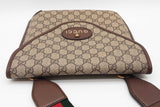 Gucci Neo Vintage Gg Supreme Canvas Web Strap Messenger Bag Eb0626rxzde