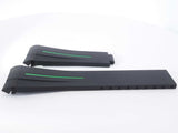 Rubber B M103-bk/vcfg Black Watch Band Aa0623lrrsa