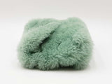 Yves Saint Laurent Loulou Puffer Pouch In Iced Mint Shearling Fw0826ozxdu