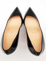 Christian Louboutin Corneille 100 Black Patent Heels Size Eu 39.5 Do0825loxde