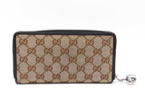 Gucci Twins Gg Monogram Canvas Continental Zip-around Wallet Fw0725orzdu