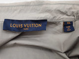 Louis Vuitton Gray Zip Up Technical Shirt Jacket Size Italian Xxl Do1025prxde
