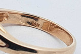 Pearl & Diamond Ring In 14k Yellow Gold 4.7 Grams Size 6.5 Eb0826wrxsa