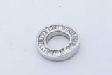 0.56cttw Diamond Hoop Earrings In 18k White Gold 6.7 Grams Eb0426ixzde