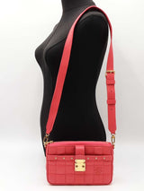 Louis Vuitton Troca Handbag In Pink Damier-quilted Leather Fw0625lzxzdu