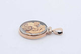 14k Yellow Gold Nugget Pendant 2.3 Grams Eb0526crde