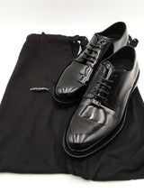 Dolce & Gabbana Derby Black Patent Leather Shoes Size 9 Eb0126lxzsa