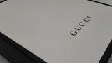 Gucci Combat Ankle Boots In Beige & Ebony Gg Monogram Wool Size 39 Fw00625ozxdu