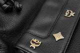 Mcm Black Leather Backpack Eb0726lcrdu