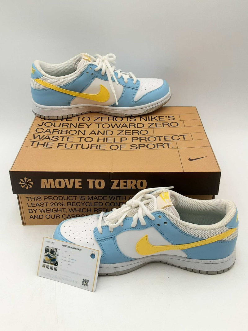 Nike Dunk Low Gs Next Nature Blue "Homer Simpson" Size 6 Y Eb0125lrsa