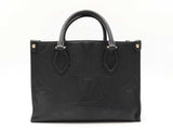 Louis Vuitton Onthego Pm Handbag In Black Monogram Empreinte Leather Fw1026cxzdu