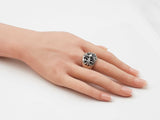 Chrome Hearts Keeper Ring In Sterling Silver 20.3 Grams Size 10.5 Fw0226rzxdu
