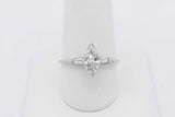 1.0ctw Marquis Diamond Ring In 14k White Gold 2 Grams Size 8.5 Eb0325lexzsa