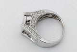 2.08cttw Diamond Ring In 10k White Gold 6.5 Grams Size 5.5 Eb1026rorsa