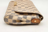 Louis Vuitton Damier Azur Favorite Shoulder Bag Eb1024oxzsa