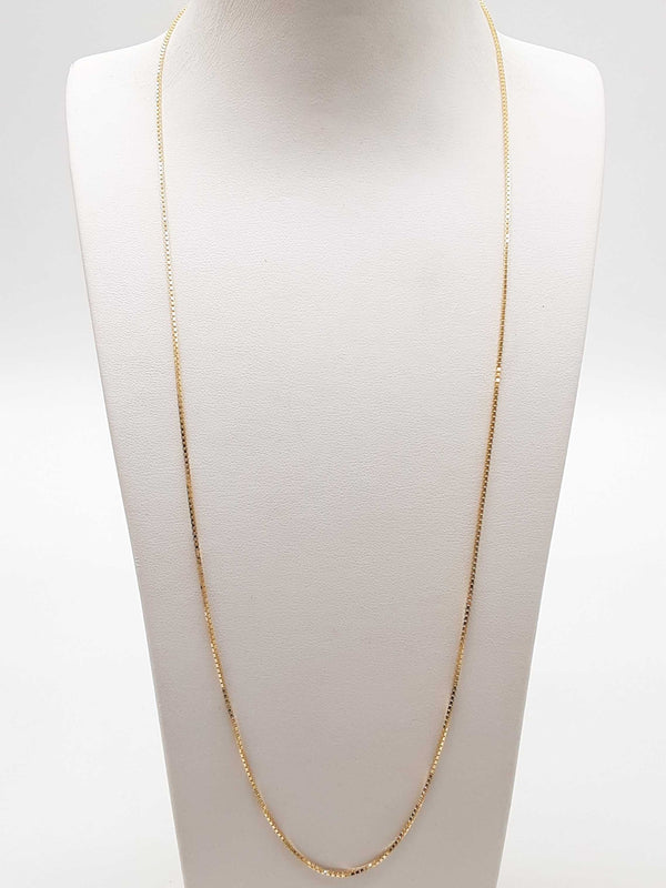 14k Yellow Gold Box Chain 24in 4.7g Do1024oxzde 144020023483