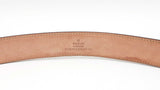 Gucci Interlocking G Belt Buckle With Denim & Leather Belt Size 85|34 Fw0825ezdu