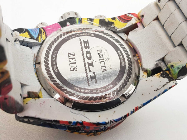 Invicta 32415 53 Bolt Zeus Chronograph Stainless Steel Quartz Watch Do1025exde