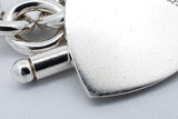 Tiffany & Co. Sterling Silver Heart Tag Toggle Necklace 15.5 Inch Eb0926oxzsa