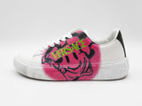 Versace Medusa Smile Sneakers In White Leather Size 40 Fw0626ezdu