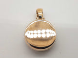 3.1 Cttw Natural Diamonds 10k Yellow Gold 10.8g Circle Pendant Do0126ixzde