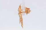 22k Yellow Gold Flower Screwback Earrings 6.1 Grams Eb0426irxsa