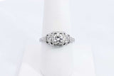 Approx. 0.51ctw Diamond Ring In 18k White Gold 2.7 Grams Size 8.25 Eb0924irxsa