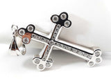 2.4 Cttw Diamond Orthodox Cross Pendant In 14k White Gold 19.2 Grams Fw0626lwxzdu