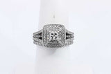 Approx. 0.45ctw Diamond Ring In 14k White Gold 8.1 Grams Size 6 Eb0125isrsa