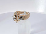 1.40 Cttw Diamond 14k Yellow Gold Ring 8.2 Grams Size 8.5 Aa0825scrsa
