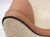 Gucci Swing Tote Bag Beige Canvas Brown Leather Sd0526rirde