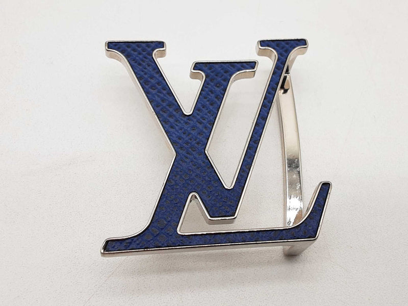 Louis Vuitton Initiates Blue Monogram Reversible Belt Size 85/34 Do1124oxzde