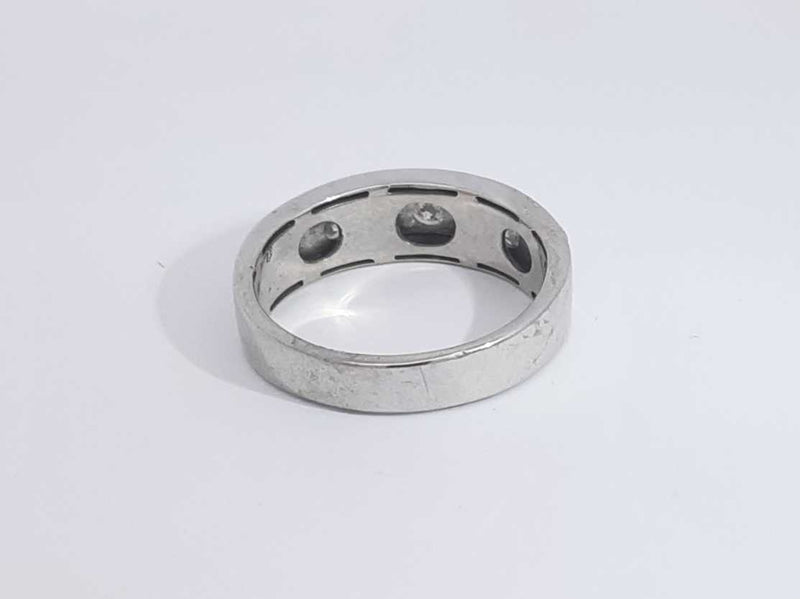 1 Cttw Diamond 10k White Gold Wedding Band 8.5 Grams Size 12.5 Aa0625irzsa