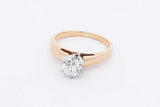 0.90ctw Diamond Ring In 18k Yellow Gold 5.7 Grams Size 7.25 Eb1225lrxzsa