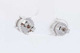 3.02cttw Diamond Stud Earrings In 14k White Gold 2.1 Grams Eb0426cxxzsa