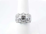 3.92 Cttw Diamond & 14k Gold Art Deco Statement Ring 8.8g Size 7.75 Fw0326lrzxdu
