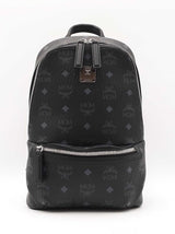 Mcm Klassic Small Sling Bag In Black Visetos Coated Canvas Fw0925wwxdu