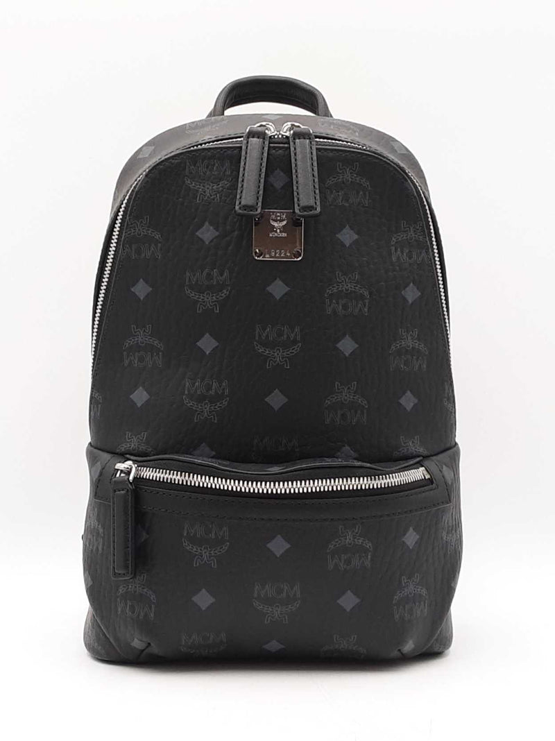 Mcm Klassic Small Sling Bag In Black Visetos Coated Canvas Fw0925wwxdu